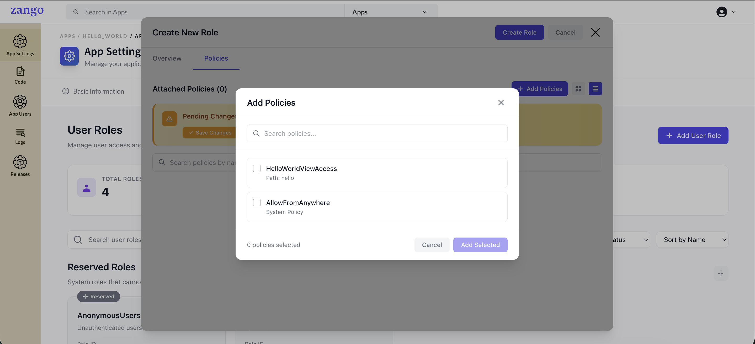 Create User Role 3