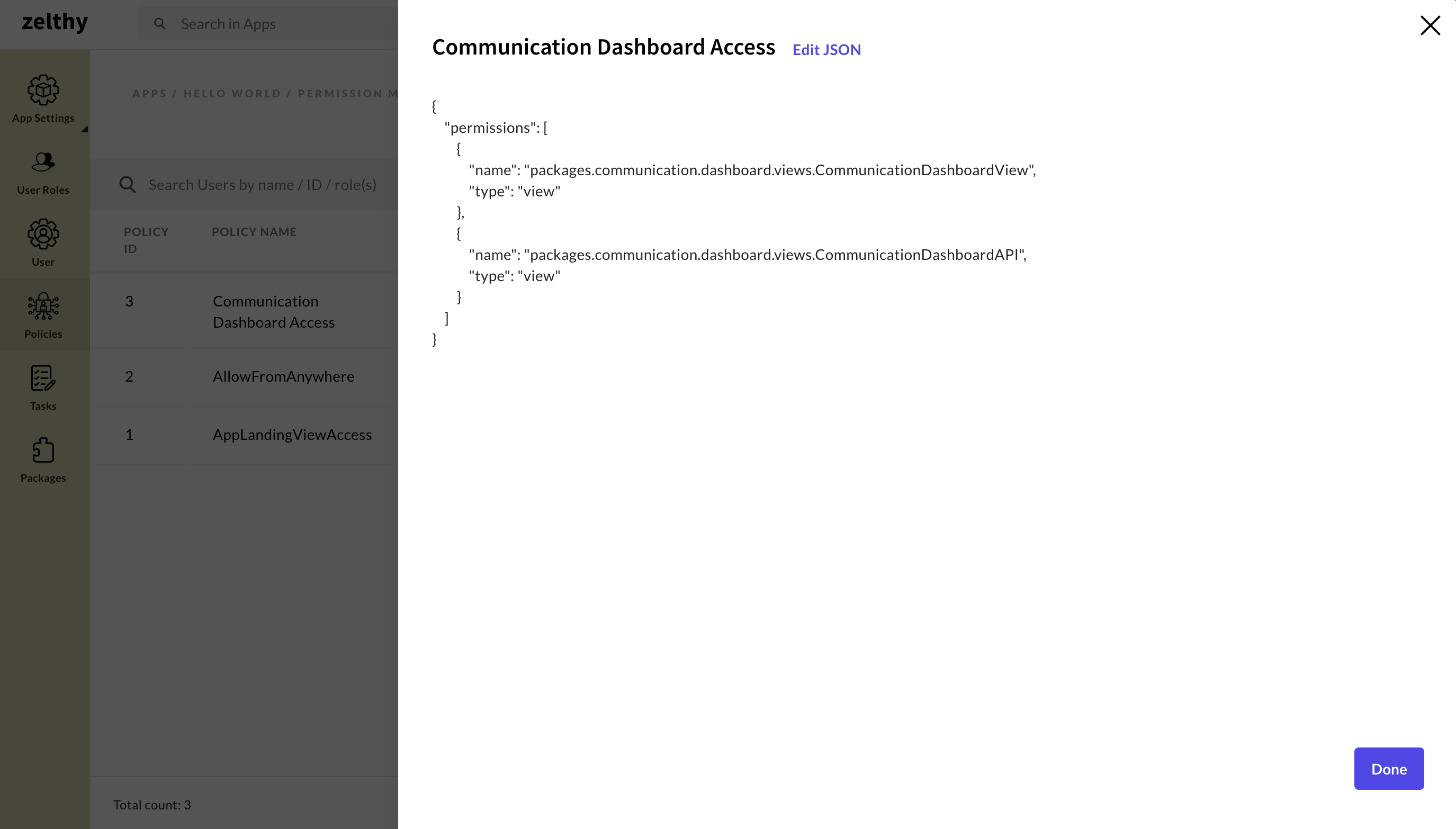 Editing Policy Config 2